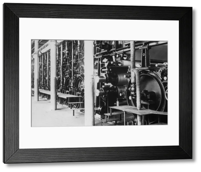 Framed Print : Paper Mill Norway early 1900s Framed Print : Paper Mill Norway early 1900s