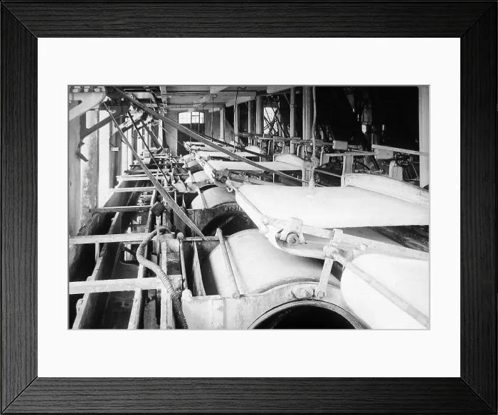 Framed Print : Paper Mill Norway early 1900s Framed Print : Paper Mill Norway early 1900s