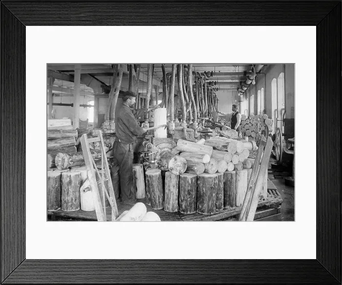 Framed Print : Paper Mill Norway early 1900s Framed Print : Paper Mill Norway early 1900s