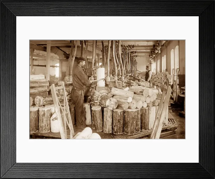 Framed Print : Paper Mill, Skotifos, Norway Framed Print : Paper Mill, Skotifos, Norway