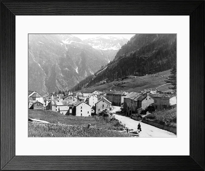 Framed Print : Simplon Switzerland early 1900s Framed Print : Simplon Switzerland early 1900s