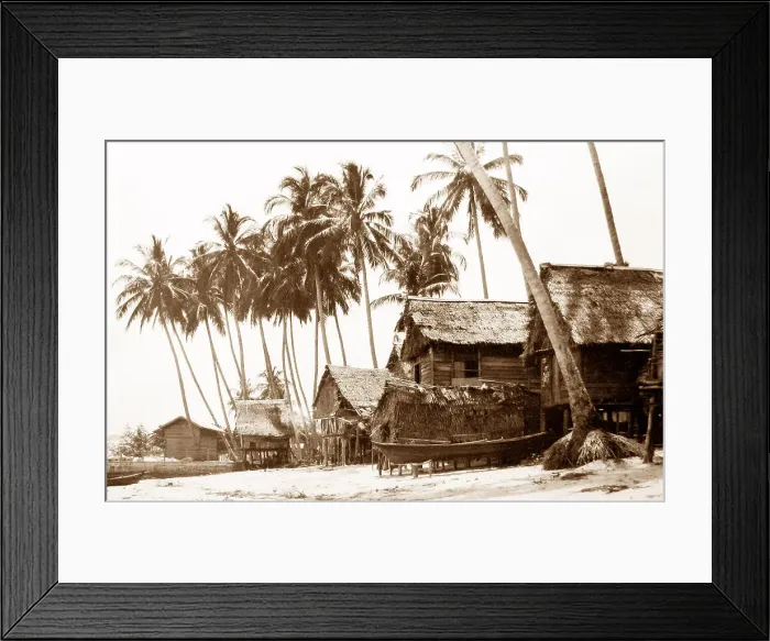 Framed Print : Bali village Framed Print : Bali village