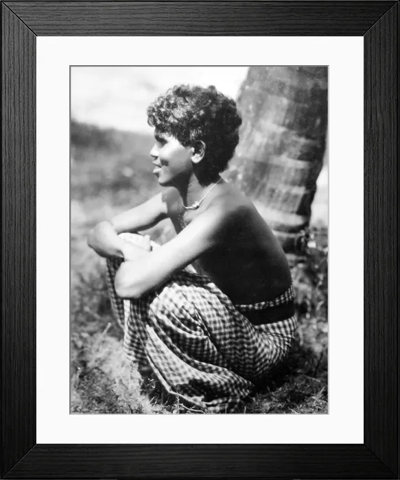 Framed Print : Sri Lanka boy in the 1920s Framed Print : Sri Lanka boy in the 1920s