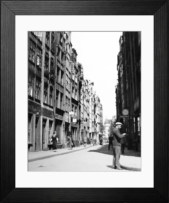 Framed Print : Danzig / Gdansk Poland probably 1930s Framed Print : Danzig / Gdansk Poland probably 1930s