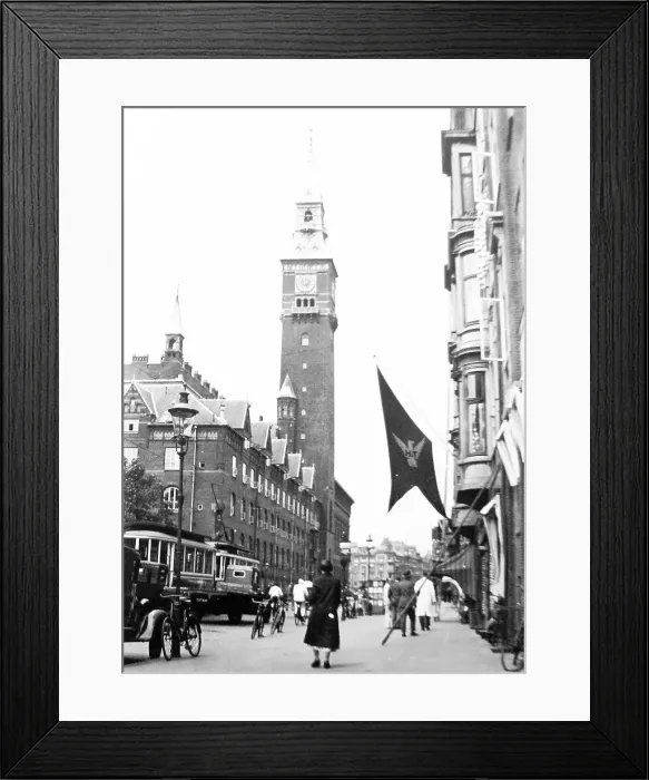Framed Print : Copenhagen Denmark probably 1930s Framed Print : Copenhagen Denmark probably 1930s
