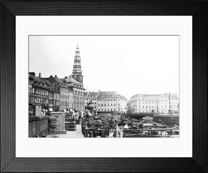 Framed Print : Copenhagen Denmark probably 1930s Framed Print : Copenhagen Denmark probably 1930s