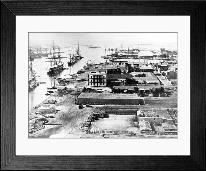 Framed Print : British troops arriving at Port Said during Framed Print : British troops arriving at Port Said during