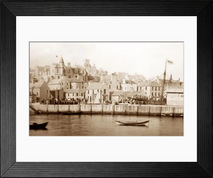 Framed Print : Lerwick Shetland Victorian period Framed Print : Lerwick Shetland Victorian period