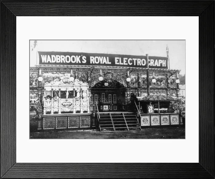 Framed Print : Wadbrooks Royal Electrograph Bioscope Show Framed Print : Wadbrooks Royal Electrograph Bioscope Show