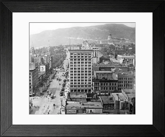 Framed Print : Salt Lake City early 1900s Framed Print : Salt Lake City early 1900s