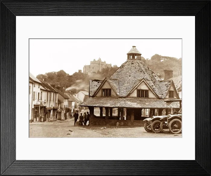 Framed Print : Dunster Devon early 1900s Framed Print : Dunster Devon early 1900s