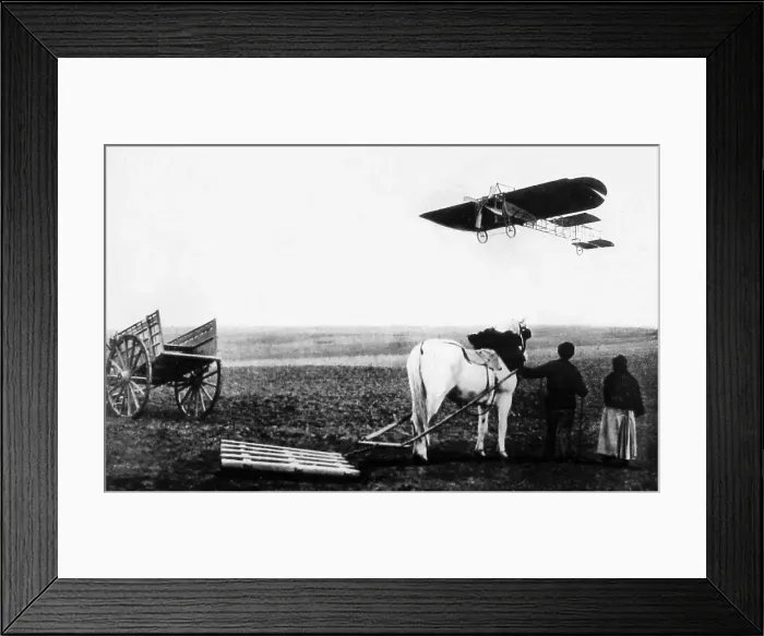 Framed Print : Louis Bleriot flight from Toury to Artenay Framed Print : Louis Bleriot flight from Toury to Artenay