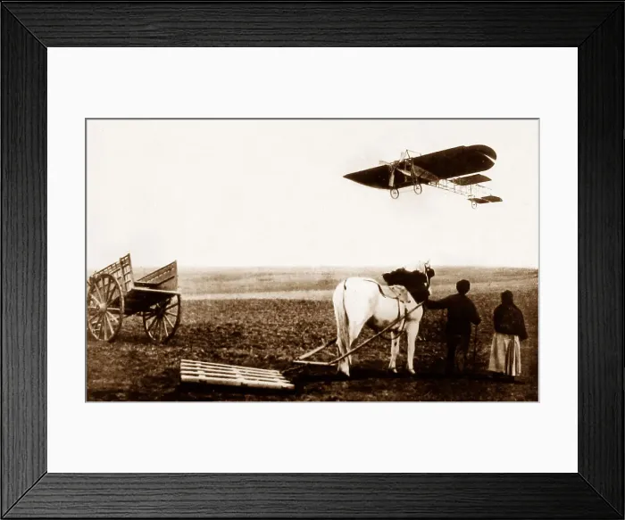 Framed Print : Bleriot flight, Toury to Artenay, 31st October 1908 Framed Print : Bleriot flight, Toury to Artenay, 31st October 1908