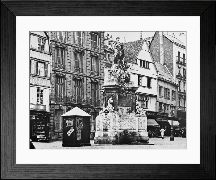 Framed Print : Joan of Arc Statue Rouen France pre-1900 Framed Print : Joan of Arc Statue Rouen France pre-1900