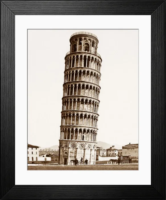 Framed Print : leaning Tower of Pisa, Italy Framed Print : leaning Tower of Pisa, Italy
