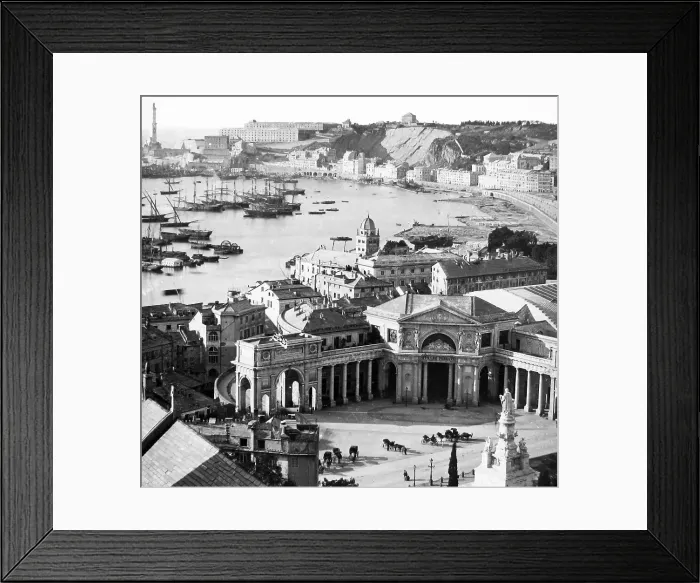 Framed Print : Genoa Italy pre-1900 Framed Print : Genoa Italy pre-1900