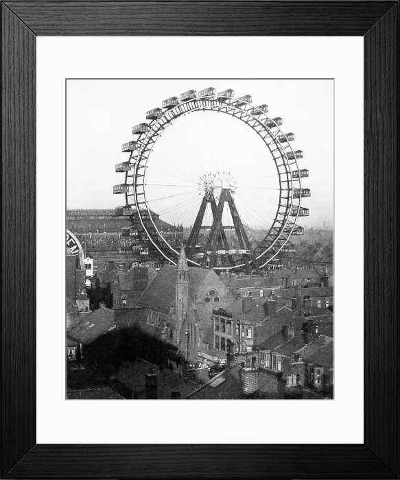 Framed Print : Blackpool Great Wheel early 1900s Framed Print : Blackpool Great Wheel early 1900s