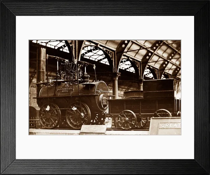 Framed Print : Locomotion railway locomotive, Darlington Station Framed Print : Locomotion railway locomotive, Darlington Station