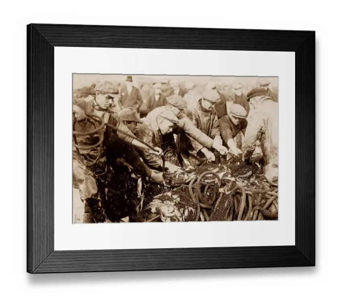 Framed Print : Herring fishermen, Great Yarmouth Framed Print : Herring fishermen, Great Yarmouth