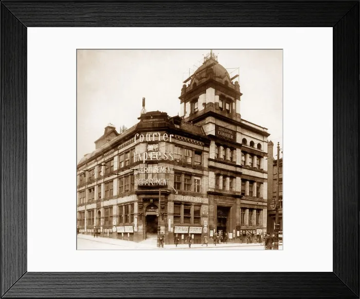 Framed Print : Liverpool Express and Weekly Courier, Victoria Street Framed Print : Liverpool Express and Weekly Courier, Victoria Street