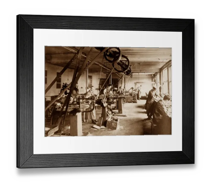 Framed Print : Stereotyping Department, Liverpool Express Framed Print : Stereotyping Department, Liverpool Express