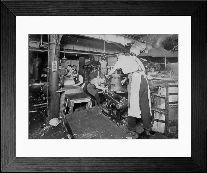 Framed Print : Publishing the Liverpool Express and Weekly Courier Framed Print : Publishing the Liverpool Express and Weekly Courier