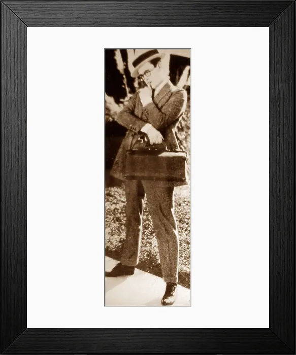 Framed Print : Harold LLoyd early 1900s Framed Print : Harold LLoyd early 1900s