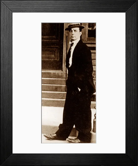 Framed Print : Buster Keaton early 1900s Framed Print : Buster Keaton early 1900s