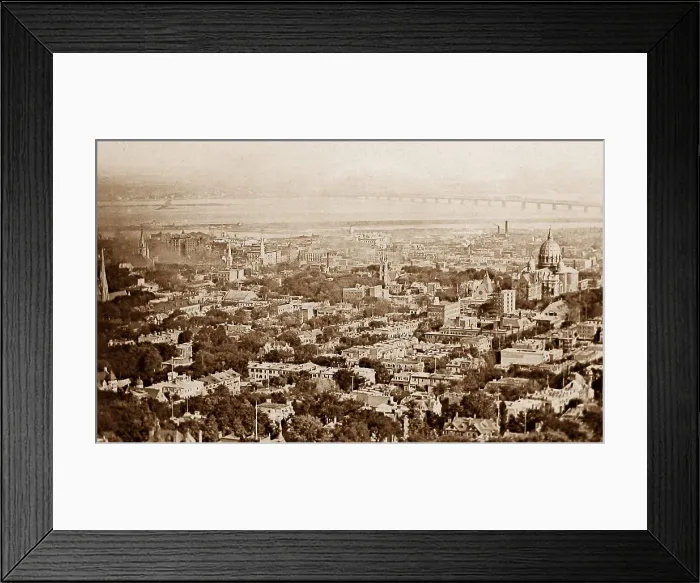 Framed Print : Panorama of Montreal, Canada Framed Print : Panorama of Montreal, Canada