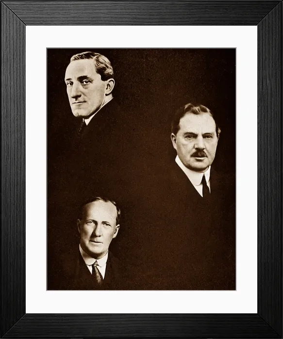 Framed Print : Lord Aberconway, John Brown ands J Piggott Framed Print : Lord Aberconway, John Brown ands J Piggott