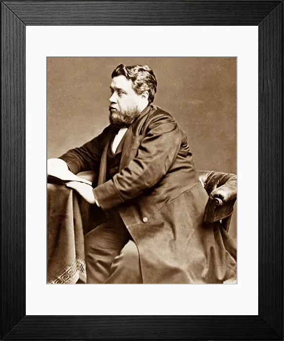 Framed Print : Charles Haddon Spurgeon Framed Print : Charles Haddon Spurgeon