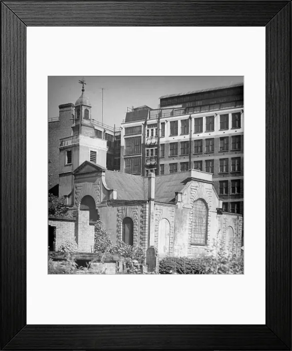 Framed Print : WW2 bomb damage st anne and st agnes Gresham Street Framed Print : WW2 bomb damage st anne and st agnes Gresham Street