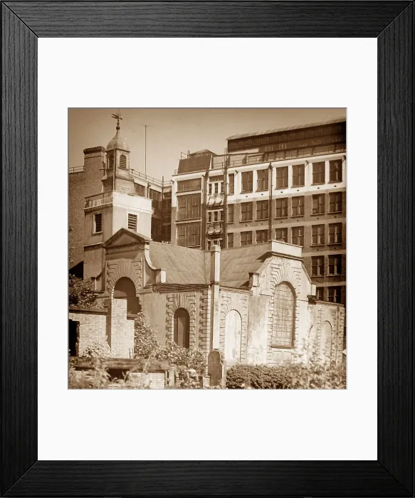 Framed Print : WW2 bomb damage st anne and st agnes Gresham Street Framed Print : WW2 bomb damage st anne and st agnes Gresham Street