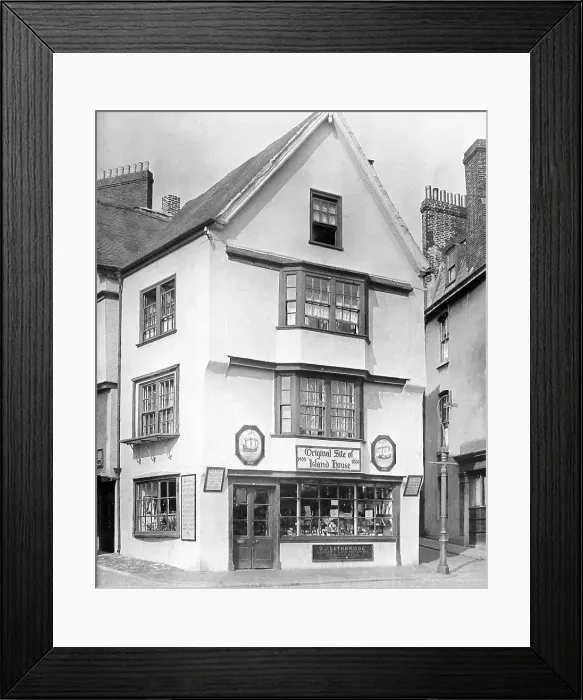 Framed Print : Island House Devonport in 1935 Framed Print : Island House Devonport in 1935