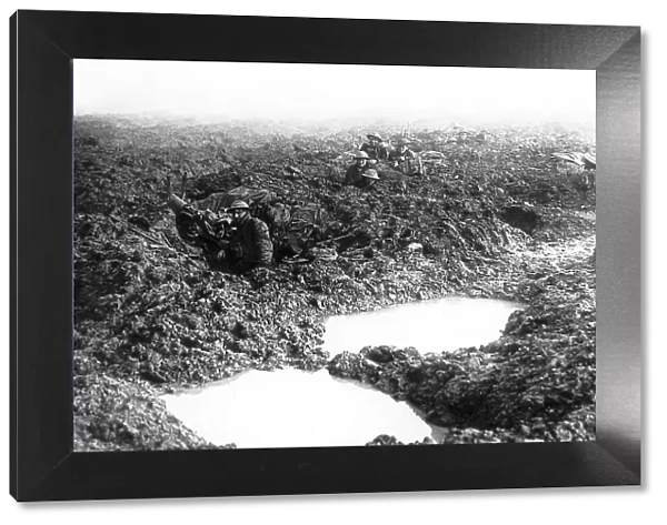 Canadian machine gunners at Passchendaele on 11th