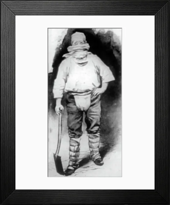Framed Print : Lead mining Framed Print : Lead mining