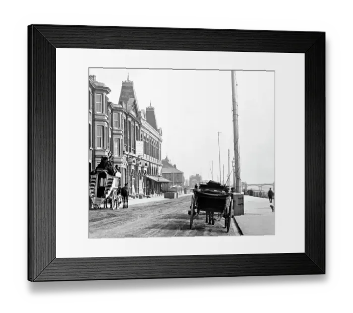 Framed Print : Price of Wales Hotel, Blackpool - Victorian period Framed Print : Price of Wales Hotel, Blackpool - Victorian period