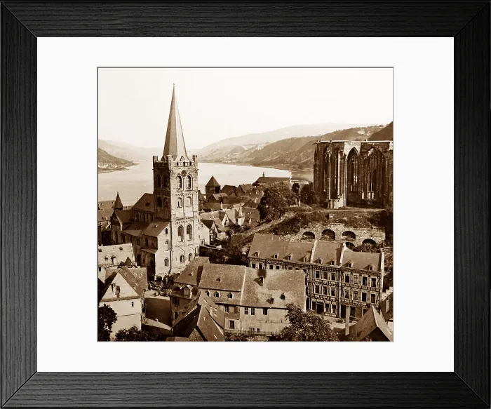 Framed Print : Bacharach, Germay, Victorian period Framed Print : Bacharach, Germay, Victorian period