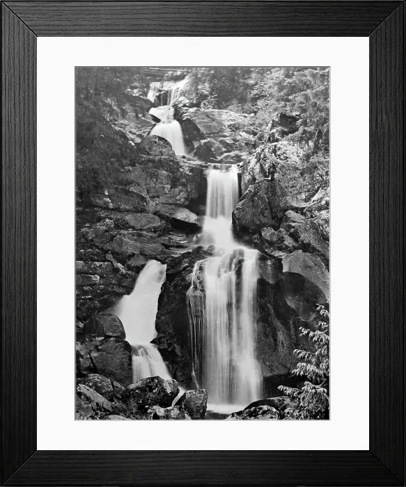 Framed Print : Fallbach Waterfall, Triberg, Germany, Victorian period Framed Print : Fallbach Waterfall, Triberg, Germany, Victorian period