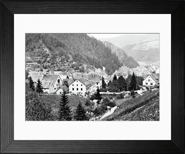 Framed Print : Triberg, Germany, Victorian period Framed Print : Triberg, Germany, Victorian period