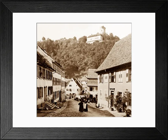 Framed Print : Hornberg, Germany, Victorian period Framed Print : Hornberg, Germany, Victorian period