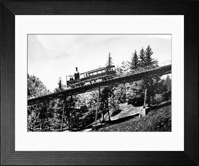 Framed Print : Rigi railway, Switzerland Framed Print : Rigi railway, Switzerland