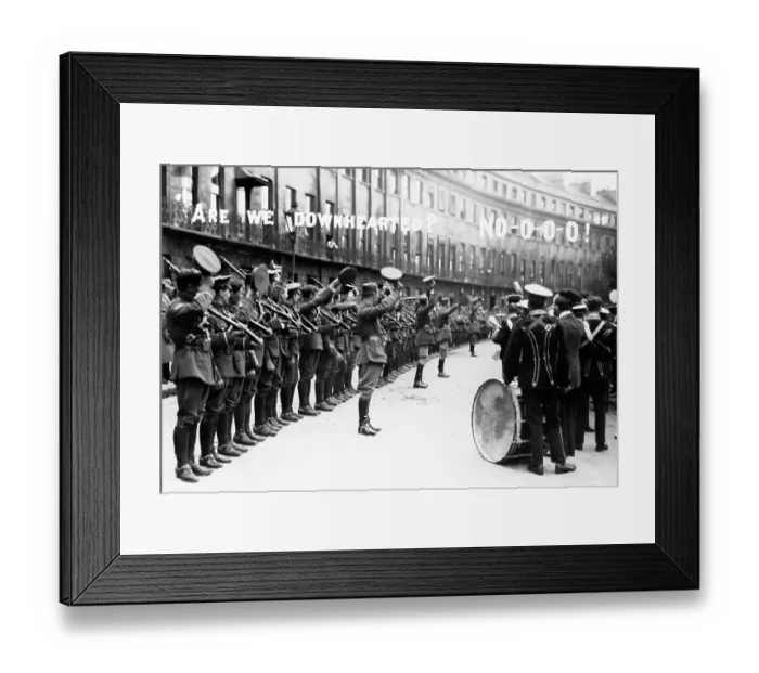 Framed Print : Cavendish Crescent, Bath during WW1 Framed Print : Cavendish Crescent, Bath during WW1