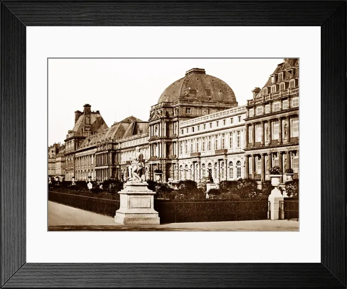 Framed Print : Les Tuileries, Paris, France Framed Print : Les Tuileries, Paris, France
