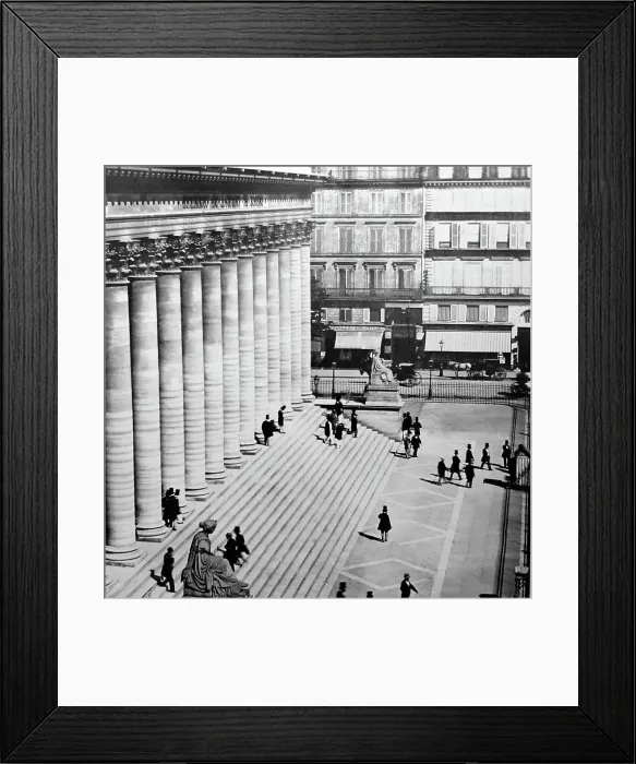 Framed Print : The Bourse, Paris, Victorian period Framed Print : The Bourse, Paris, Victorian period