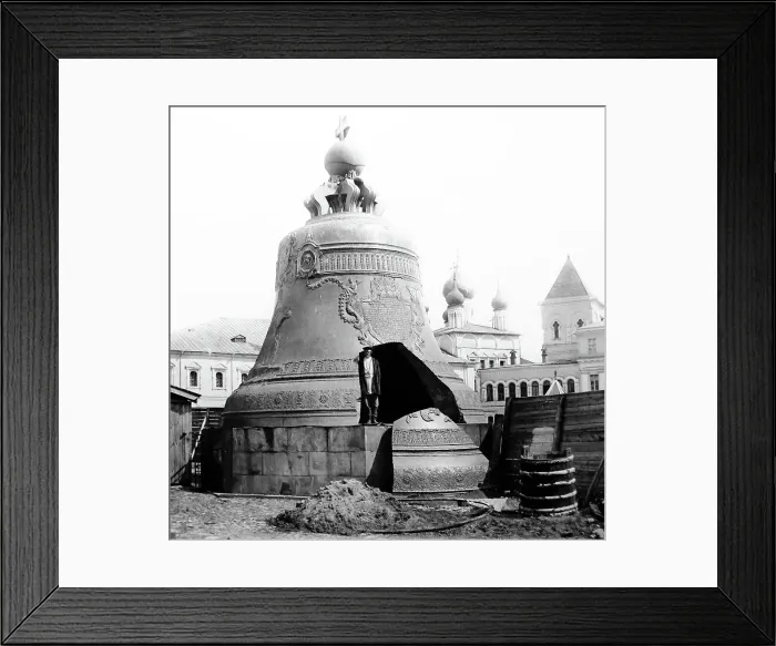 Framed Print : The Tzar Bell, Moscow, Russia, Victorian period
