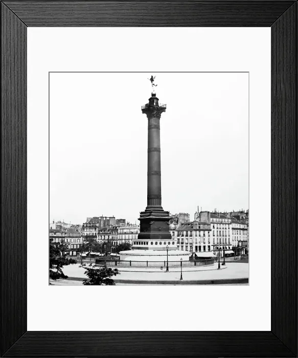 Framed Print : Place de Bastille, Paris, France, Victorian period Framed Print : Place de Bastille, Paris, France, Victorian period