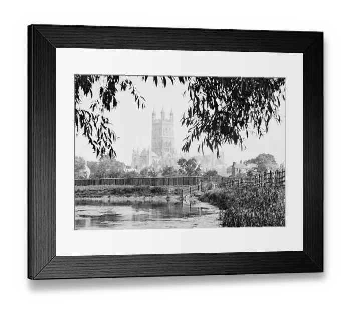 Framed Print : Gloucester Cathedral, England, Victorian period Framed Print : Gloucester Cathedral, England, Victorian period