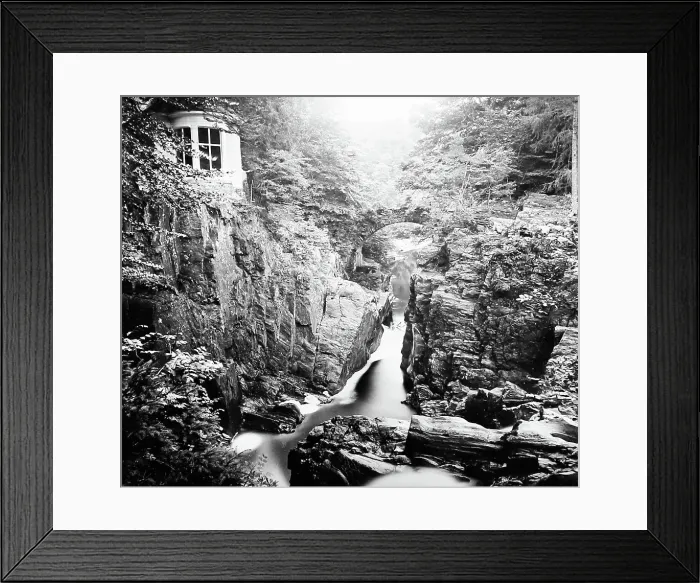 Framed Print : Hermitage Bridge, Dunkeld, Scotland, Victorian period Framed Print : Hermitage Bridge, Dunkeld, Scotland, Victorian period