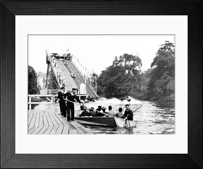 Framed Print : Water splash ride Framed Print : Water splash ride